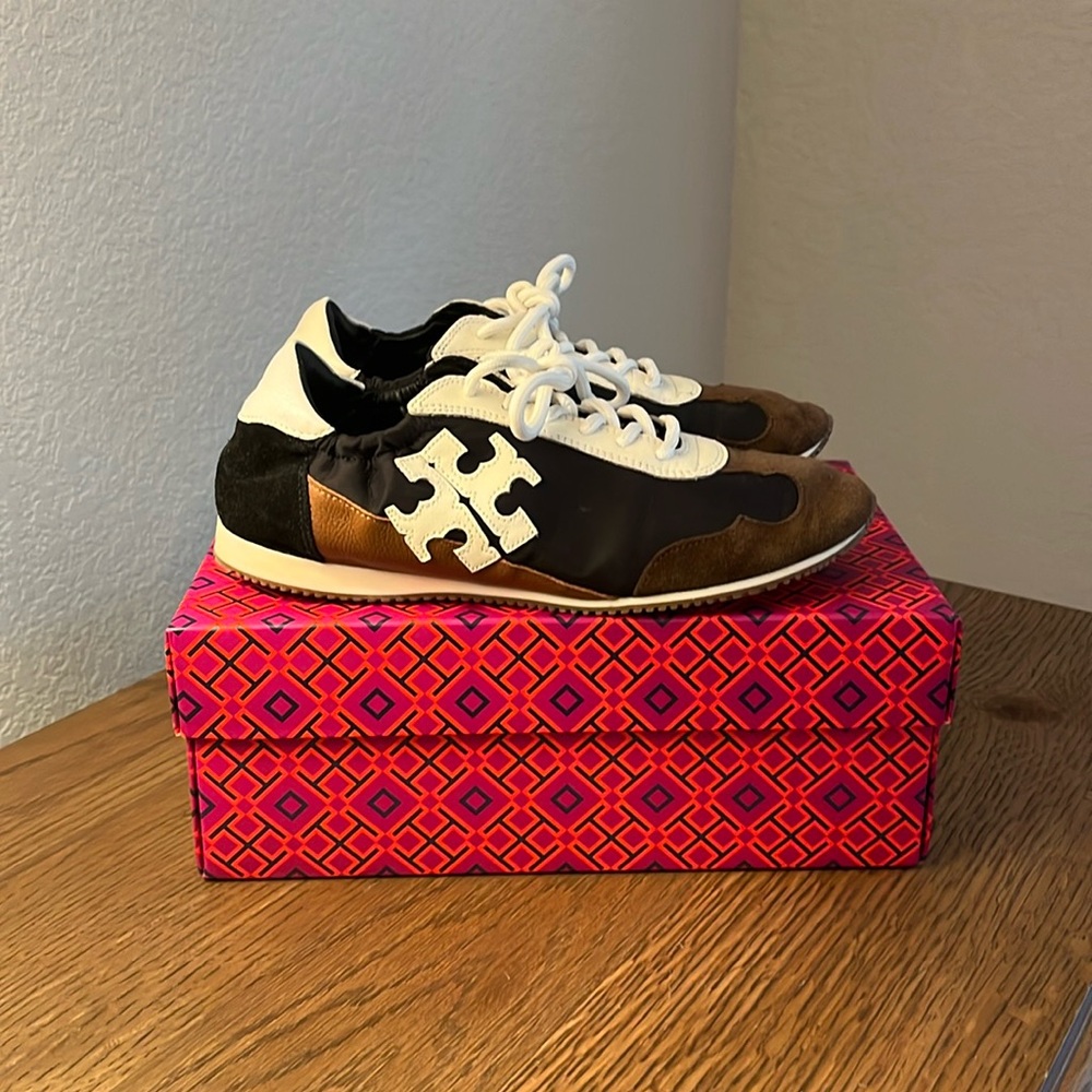 Tory Burch Leather Sneakers